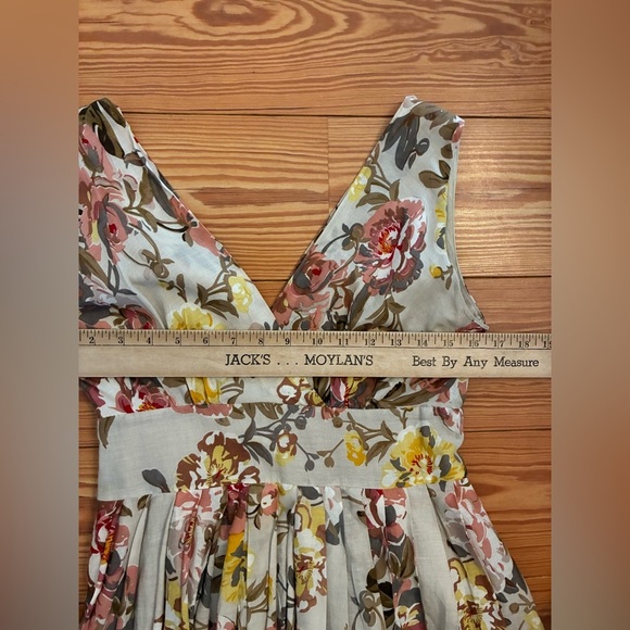 Arueh Floral Cotton Dress – romantic vintage inspired size medium 100 % cotton - Picture 5 of 10
